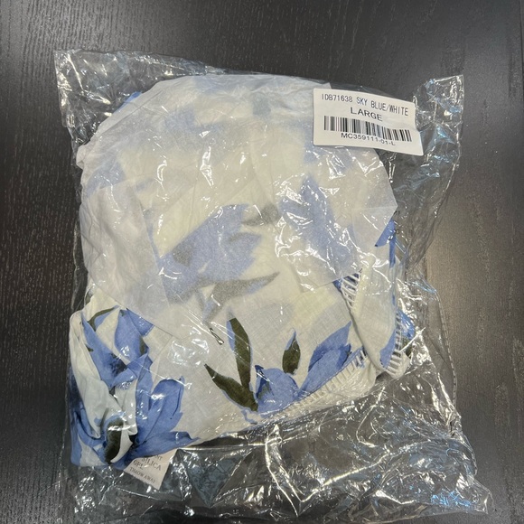 Lulu's Zahara Blue and White Floral Print Midi Dress - NWT! - Picture 12 of 14